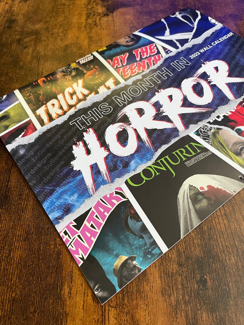 This Month in HORROR 2023 Wall Calendar Etsy Finland