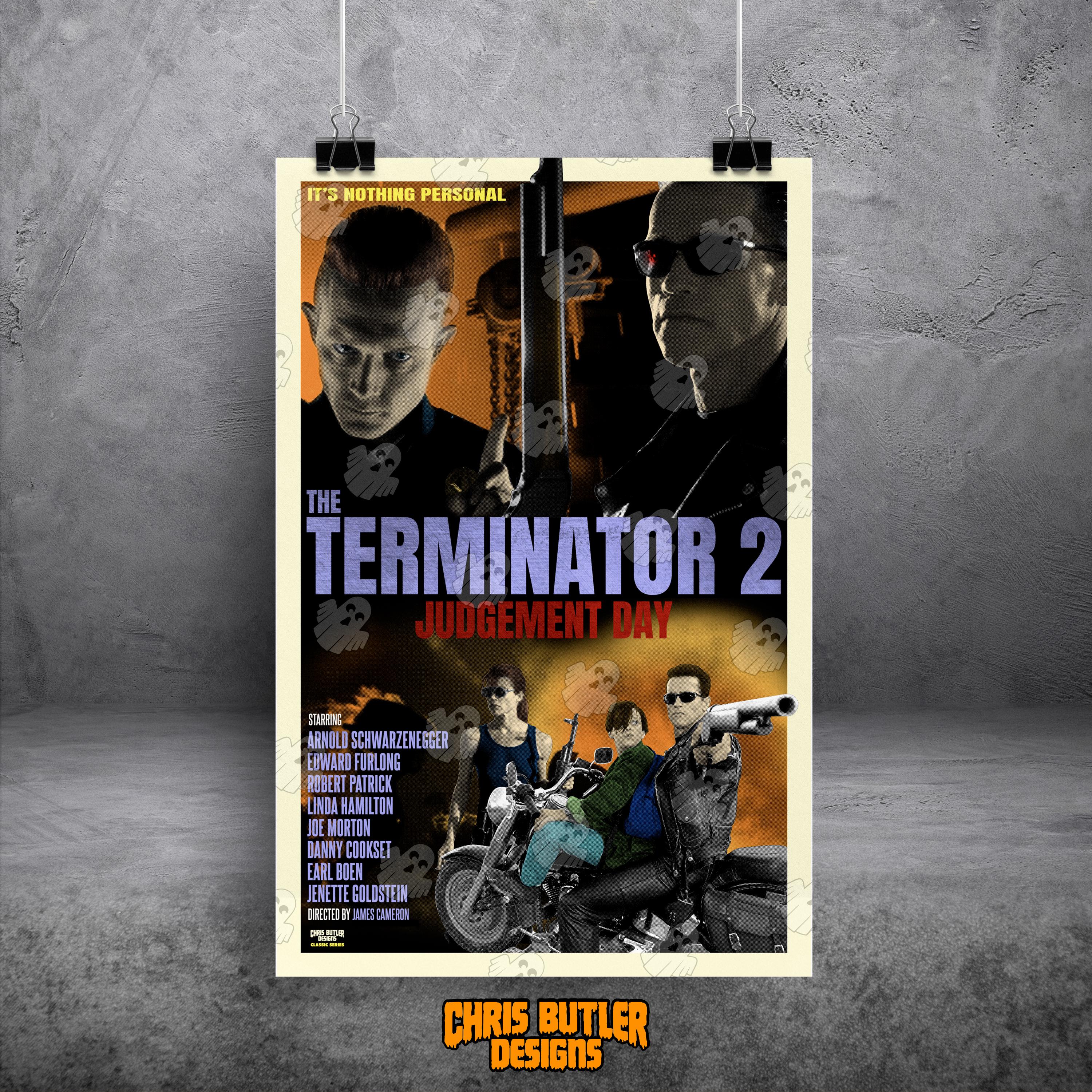 Terminator 2 Judgement Day Poster - Etsy