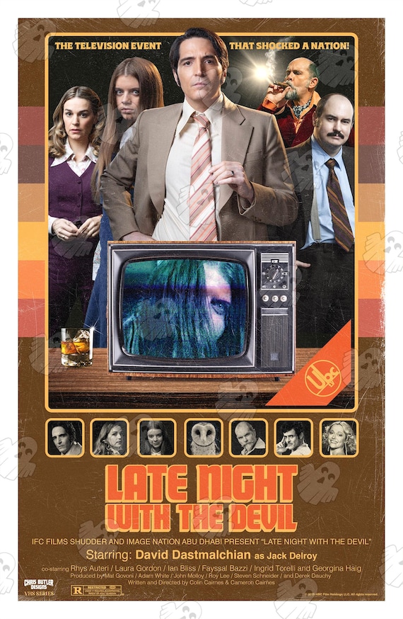 Late Night With the Devil VHS SERIES **officially Licensed** 11x17