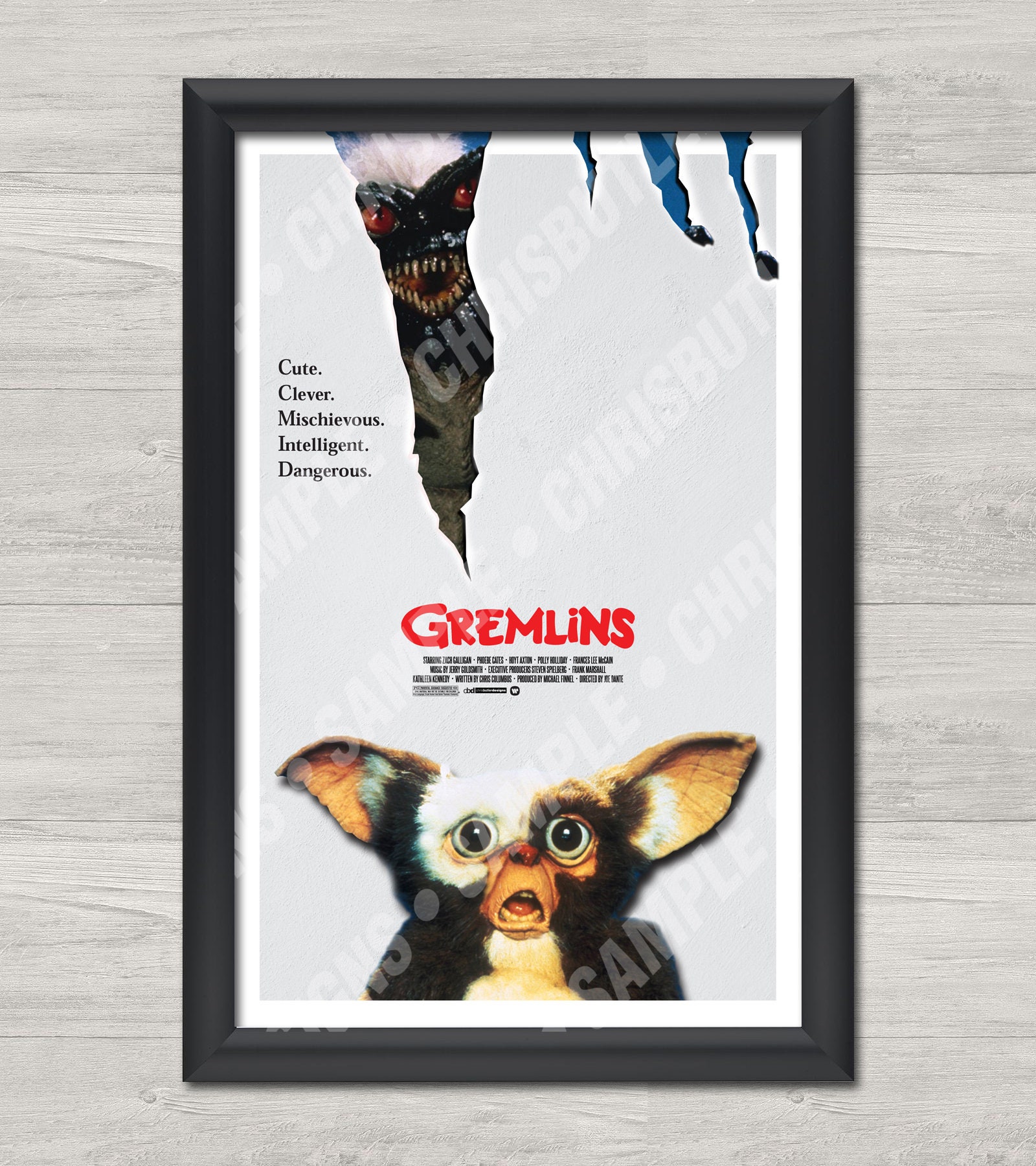 GREMLINS MOVIE A4 POSTER GLOSS PRINT LAMINATED 11.7" x 7.5" GREMLINS MOVIE A4 POSTER GLOSS PRINT LAMINATED 11.7" x 7.5"