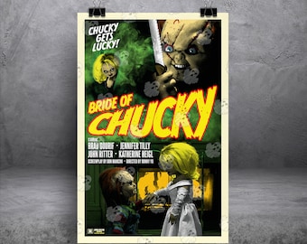 Bride of Chucky (classic Series 5) 11x17 Movie Poster - Etsy