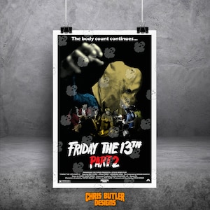 Friday The 13th Part 2 11x17 Alternative Movie Print