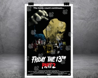 Friday The 13th Part 2 11x17 Movie Poster