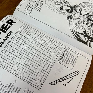Color The Terrifier Coloring And Activity Book Officially Licensed image 4