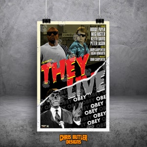 They Live (Classic Edition) 11x17 Movie Poster