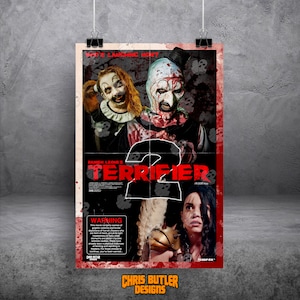 Terrifier 2 Officially Licensed 11x17 Movie Poster