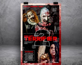 Terrifier 2 **OFFICIALLY LICENSED** 11x17 Alternative Movie Print