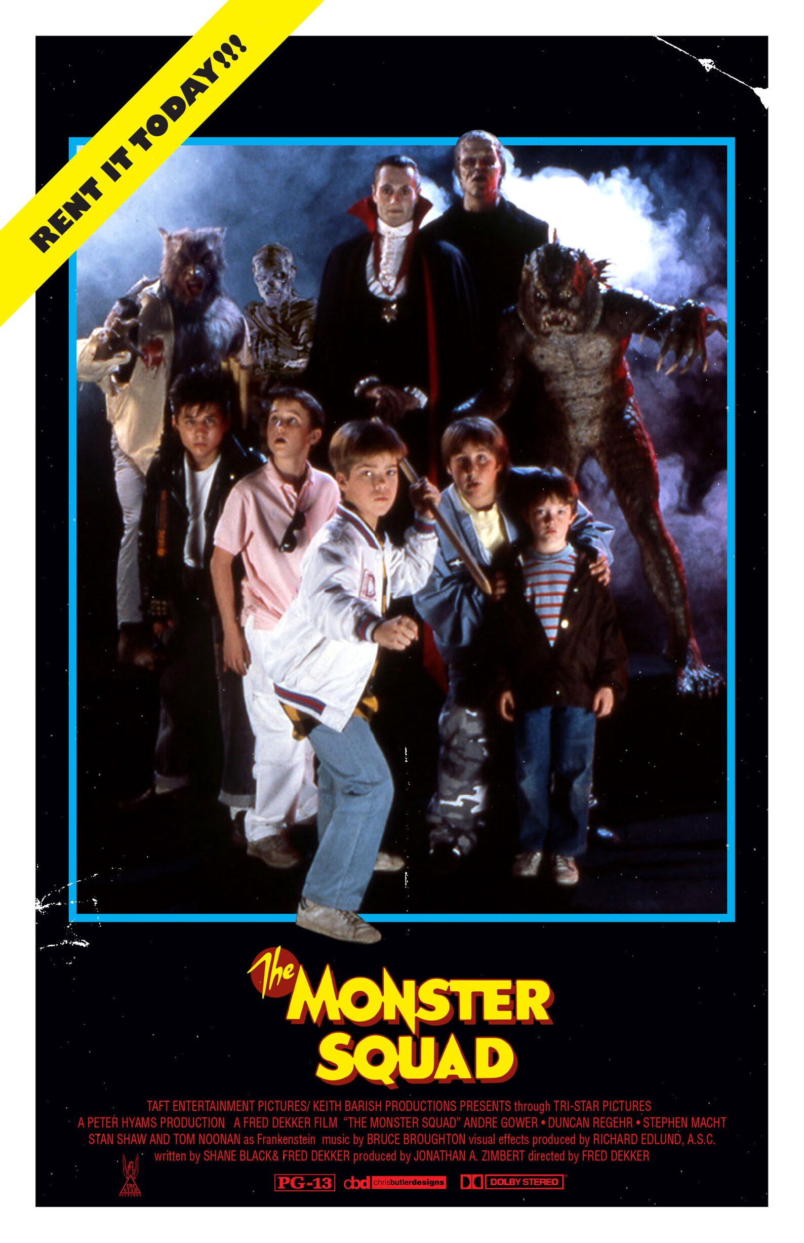 Monster Squad 11x17 Movie Poster Etsy
