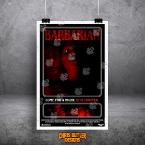 Barbarian 11x17 Movie Poster