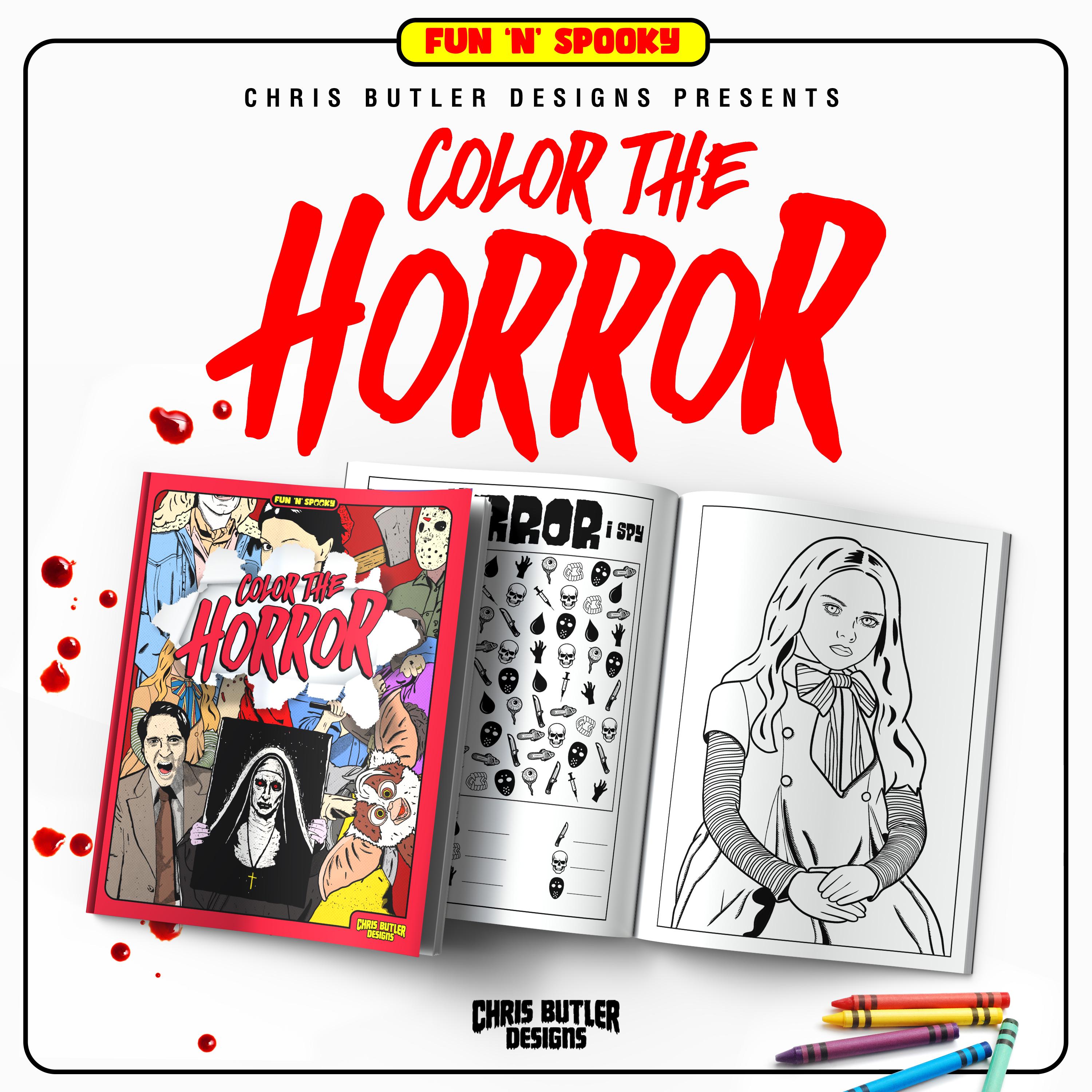 Color The Horror Coloring Book
