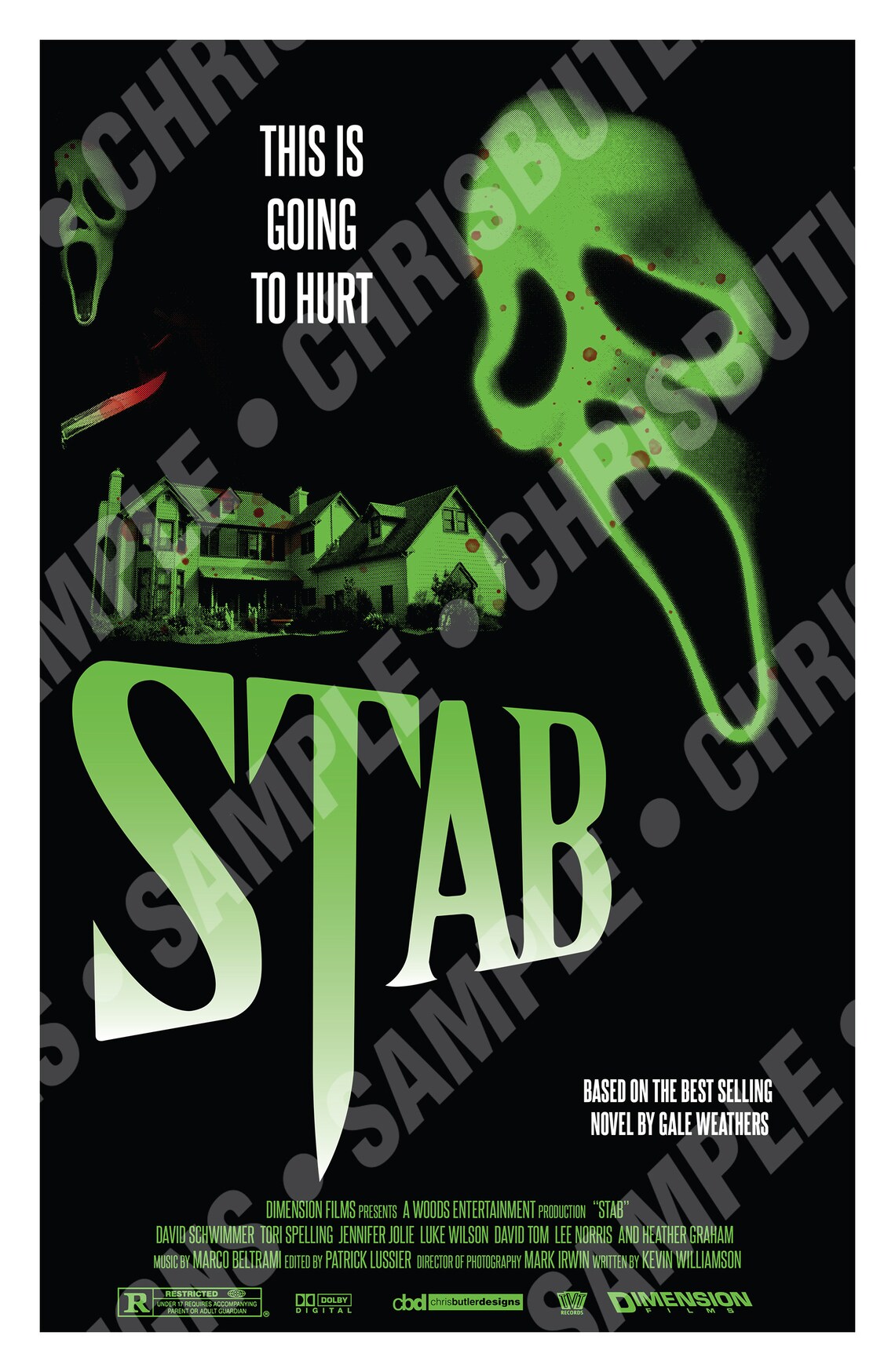 Stab 11x17 Movie Poster Etsy
