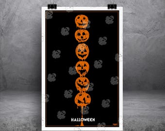 Halloween (45th Anniversary Edition) 11x17 Alternative Movie Print