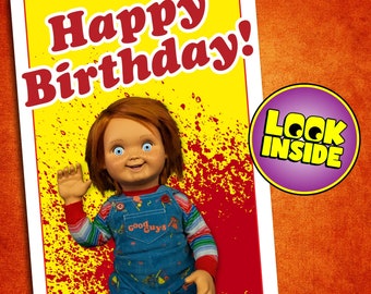 Happy Birthday! (Child's Play / Chucky Theme) - Greeting Card