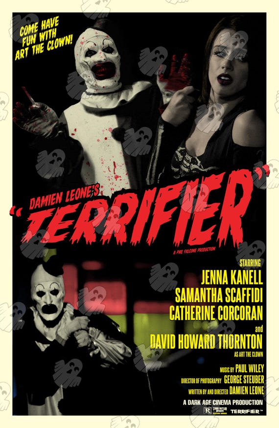 Terrifier (classic Series) Officially Licensed 11x17 Movie Poster