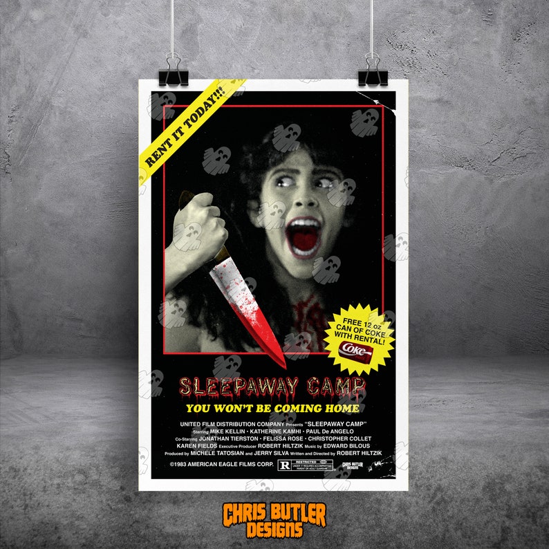 Sleepaway Camp VHS Series 11x17 Movie Poster image 1