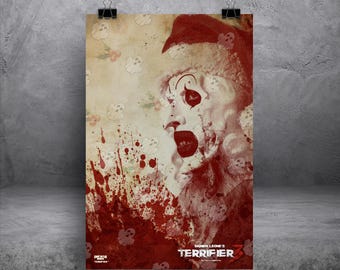 Terrifier 3 (Written In Blood) **OFFICIALLY LICENSED** 11x17 Alternative Movie Print