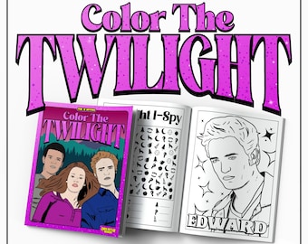 Color The Twilight (Coloring and Activity Book)