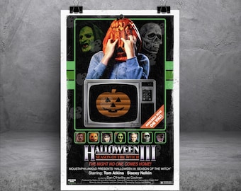 Halloween III: Season of The Witch (VHS Series) 11x17 Alternative Movie Print
