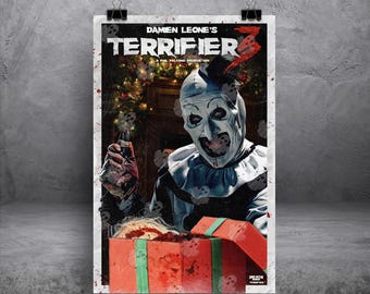 Terrifier 3 **OFFICIALLY LICENSED** 11x17 Alternative Movie Print