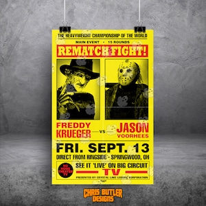 Freddy Vs. Jason (Battle Royale Series) 11x17 Movie Poster