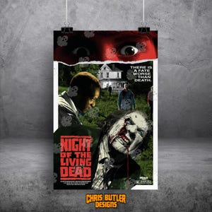 Night Of The Living Dead (1990) Design Two 11x17 Movie Poster