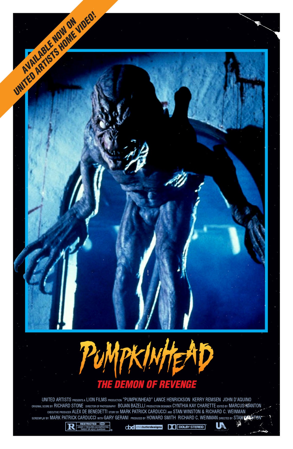 Pumpkinhead 11x17 Movie Poster | Etsy