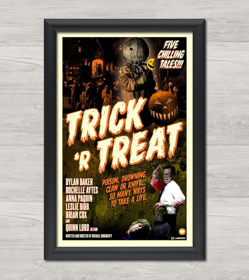 Halloween Dorm Decorations: 13 Eerie-Sistable Ideas 19 Trick R Treat (Classic Series) 11x17 Movie Poster wall decor