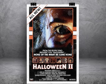 Halloween II (VHS Series) 11x17 Alternative Movie Print