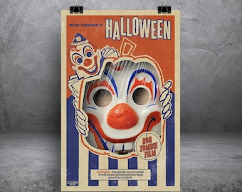 Halloween (RZ Mask Design) 11x17 Movie Print
