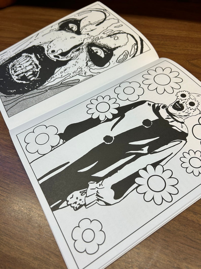 Color The Terrifier Coloring And Activity Book Officially Licensed image 2
