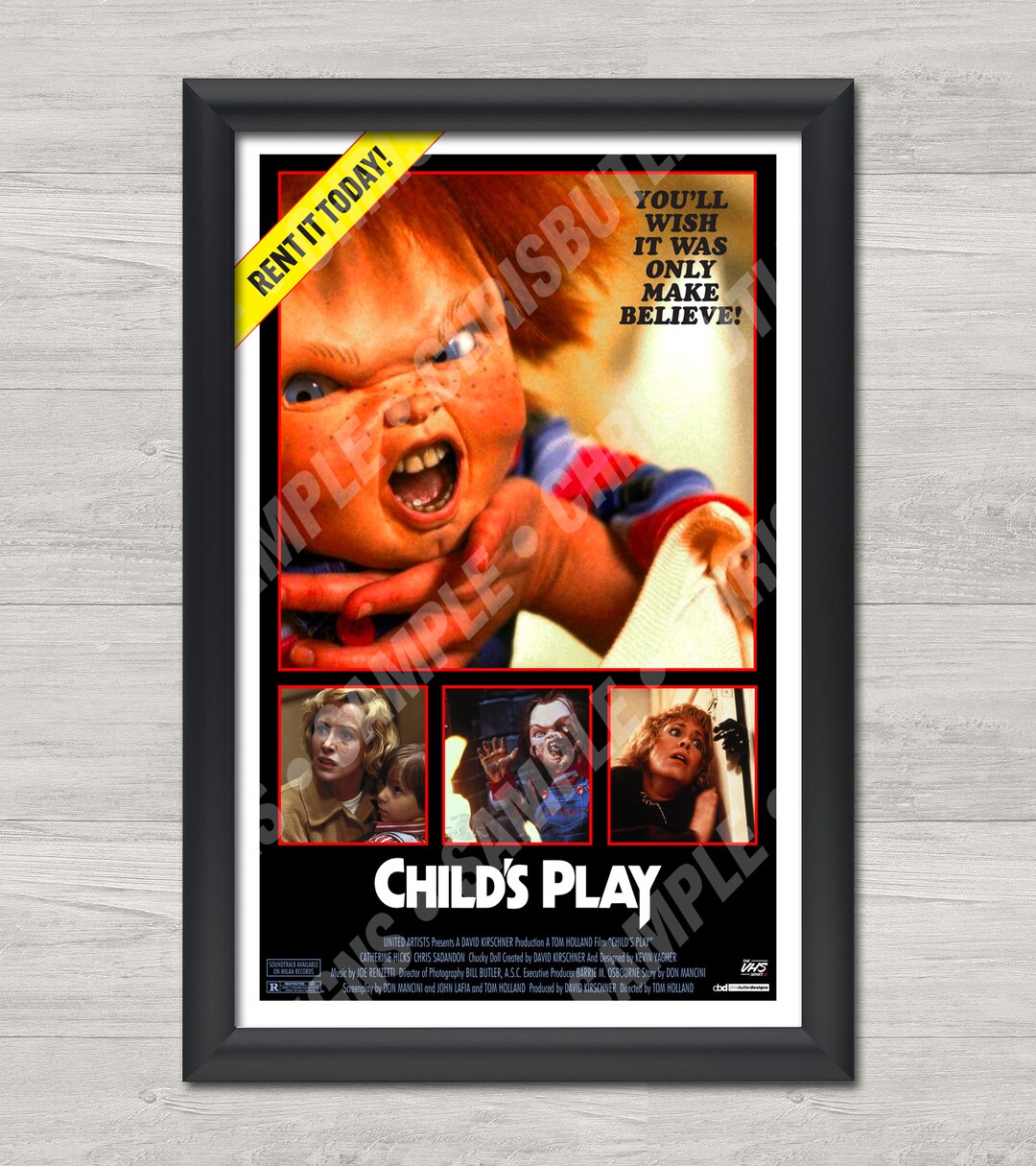 Child's Play VHS Series 11x17 Movie Poster Etsy
