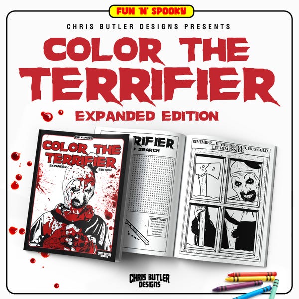 Colorea al Terrorífico (EDICIÓN AMPLIADA) Libro para colorear y actividades (con licencia oficial)