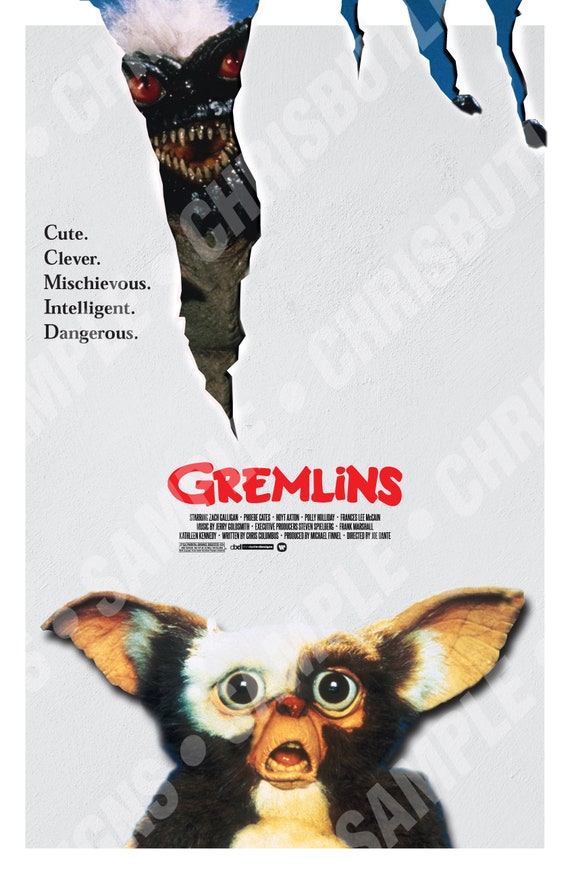 GREMLINS MOVIE A4 POSTER GLOSS PRINT LAMINATED 11.7" x 7.5" GREMLINS MOVIE A4 POSTER GLOSS PRINT LAMINATED 11.7" x 7.5"