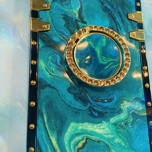 Blue phone case