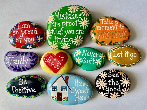 Inspirational Painted Rocks