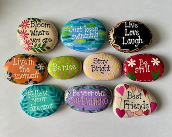 Inspirational Painted Rocks