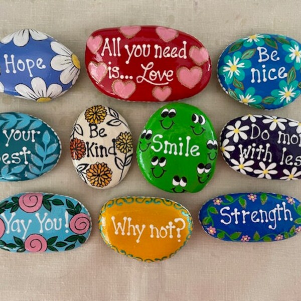 Inspirational Painted Rocks