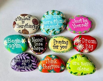 Inspirational Painted Rocks