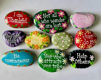 Inspirational Painted Rocks
