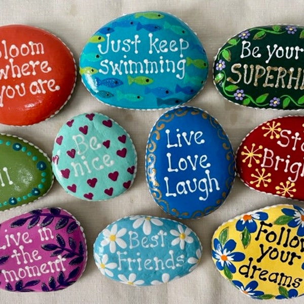 Painted Rocks for Sale Etsy