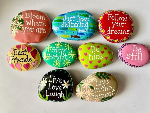 Inspirational Painted Rocks