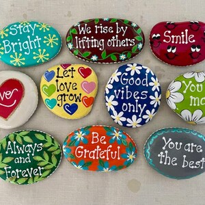 Inspirational Painted Rocks