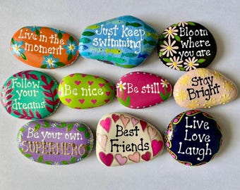 Inspirational Painted Rocks