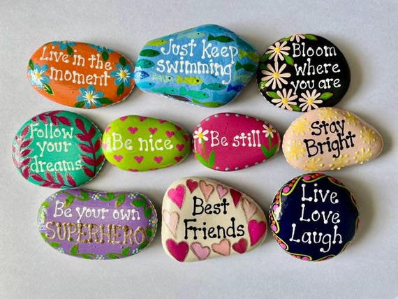 Inspirational Painted Rocks