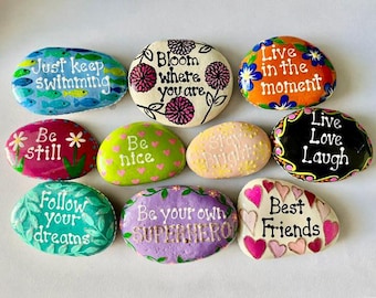 Inspirational Painted Rocks