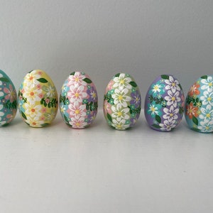 Handpainted Wooden Easter Eggs