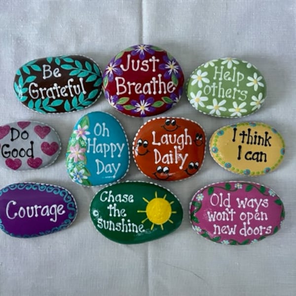 Painted Rocks for Sale Etsy