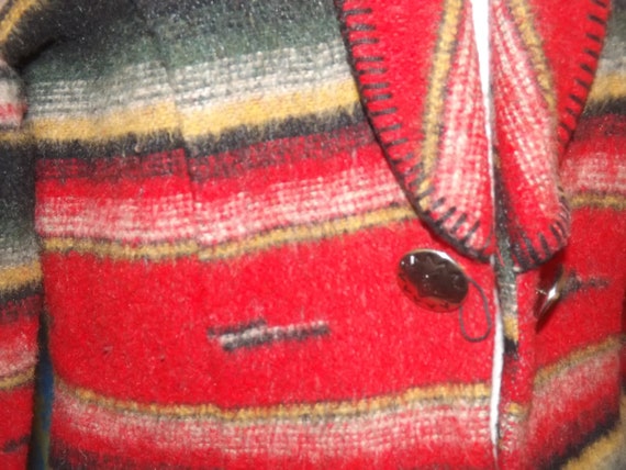 Southwest blanket Crop Jacket