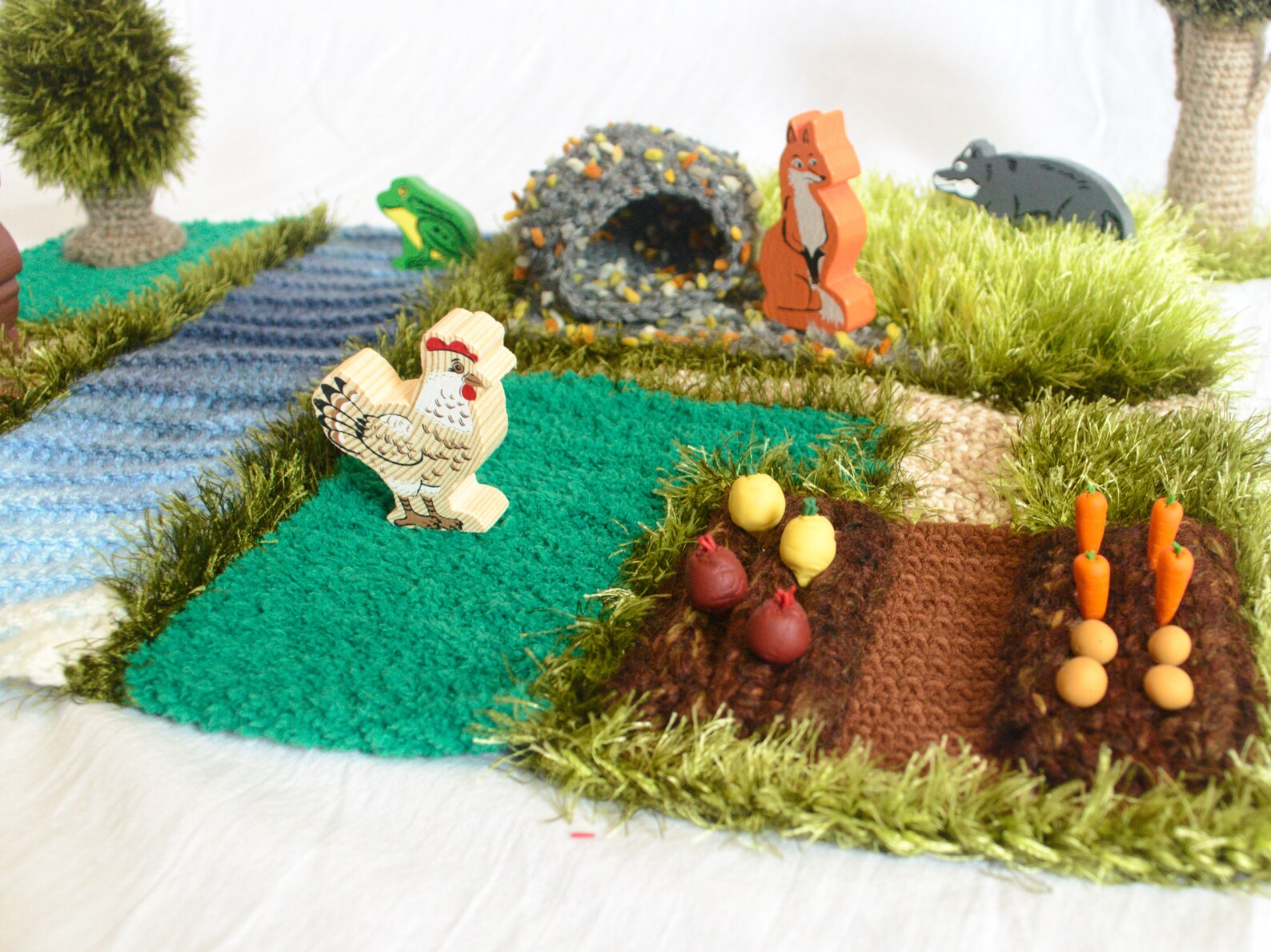 Farm play matplaymat baby room decor kids playscape play room Etsy
