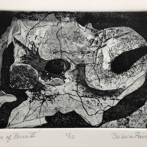 Intaglio print, Zinc plate etching, Printmaking,